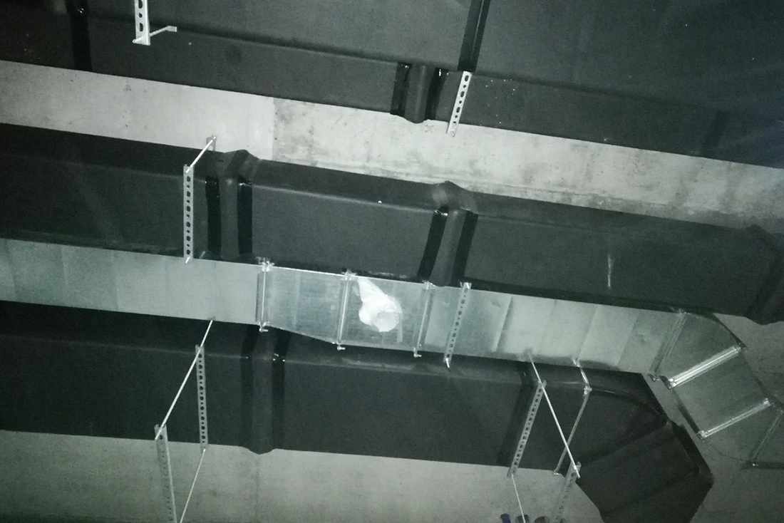 Heat insulation of pipelines in the LCD "Liko-Grad" 4