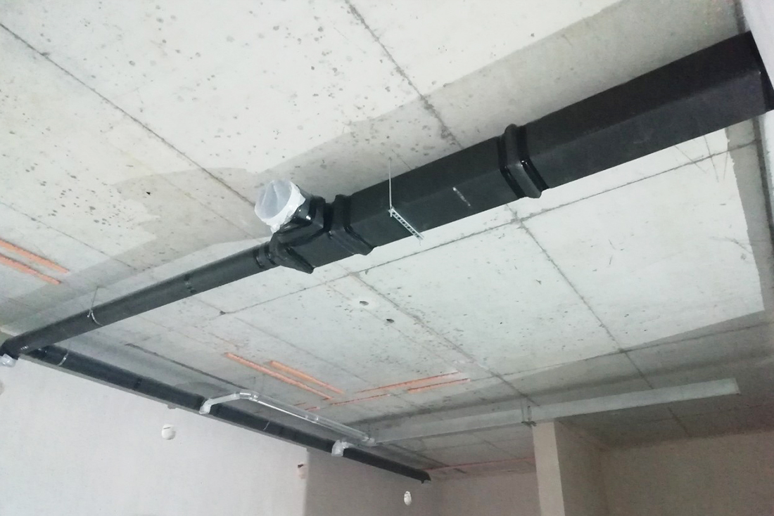 Heat insulation of pipelines in the LCD "Liko-Grad" 5