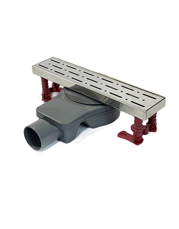 ALFA ROTATION shower channel 30 cm, horizontal, rotary siphon